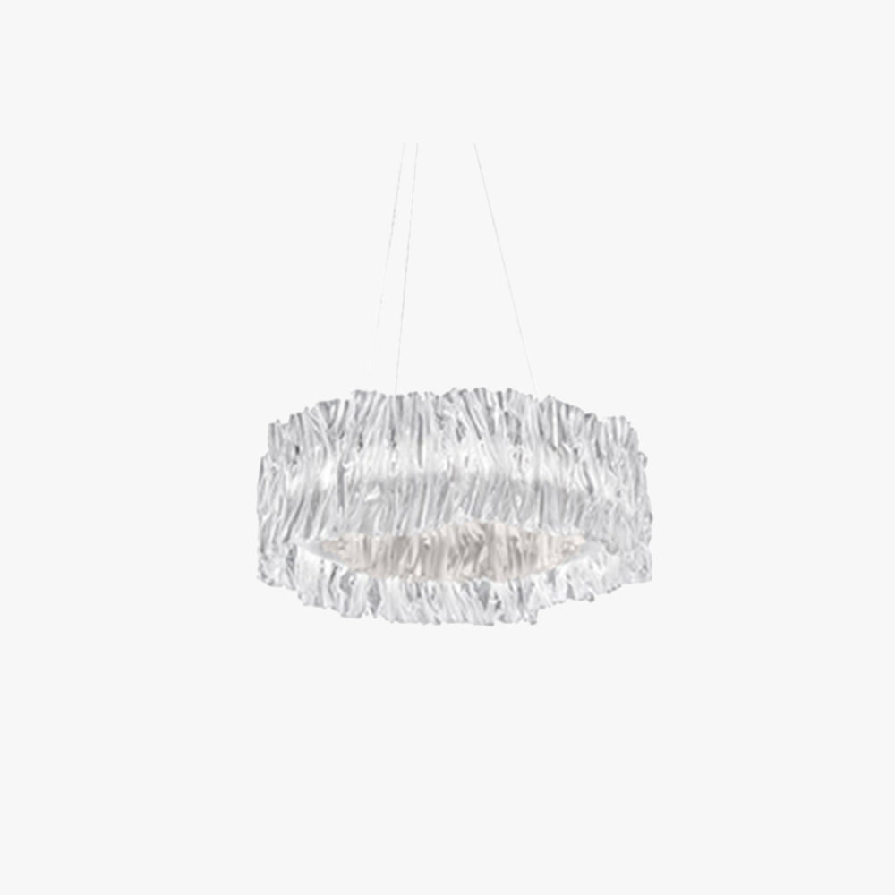 Kristy Moderne Cirkel Hanglamp Wit Goud Chroom Metaal Slaapkamer Woonkamer