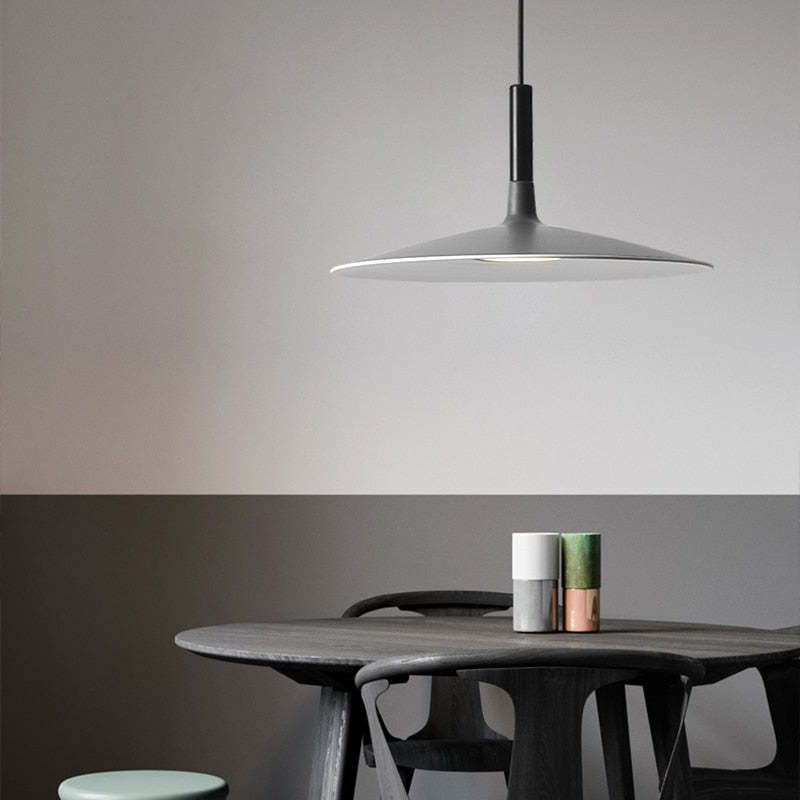 Morandi Moderne LED Hanglampen Wit Metaal Woonkamer Eetkamer Pan