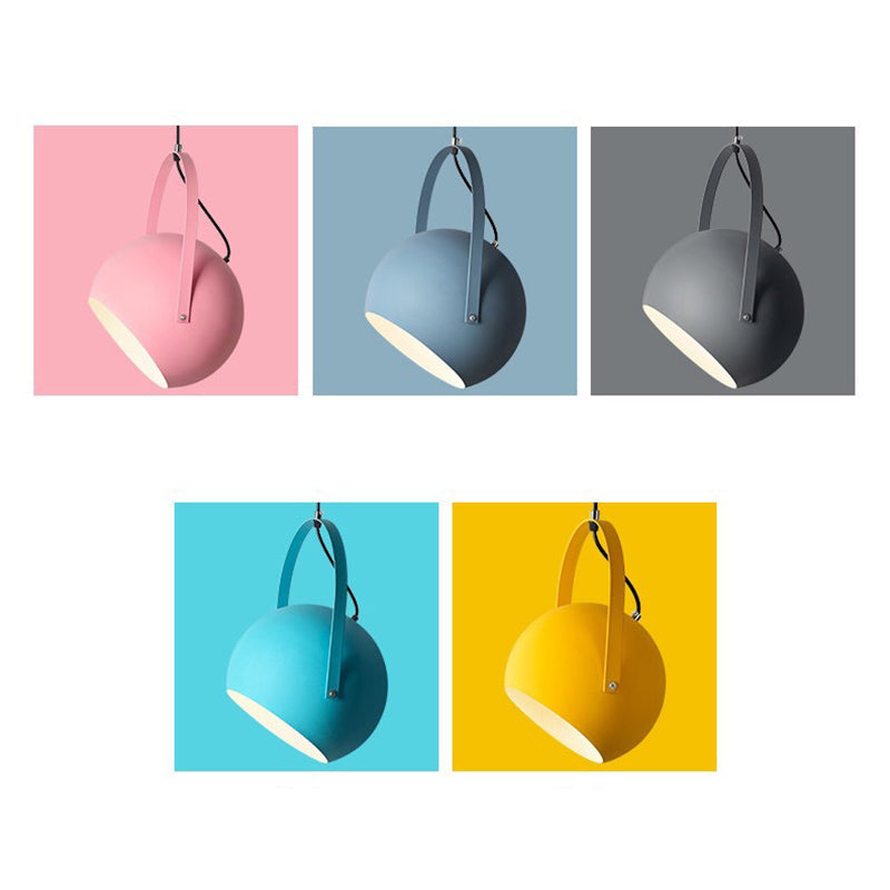Morandi Moderne LEDHanglamp Geel/Blauw/Roze/Gary Metaal Slaap/Kinder/Woonkamer