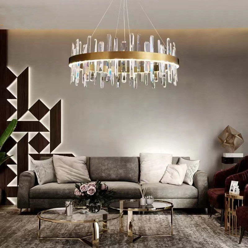 Marylin Moderne LED Hanglamp Metaal/Kristal Goud Slaapkamer/Woonkamer/Eetkamer