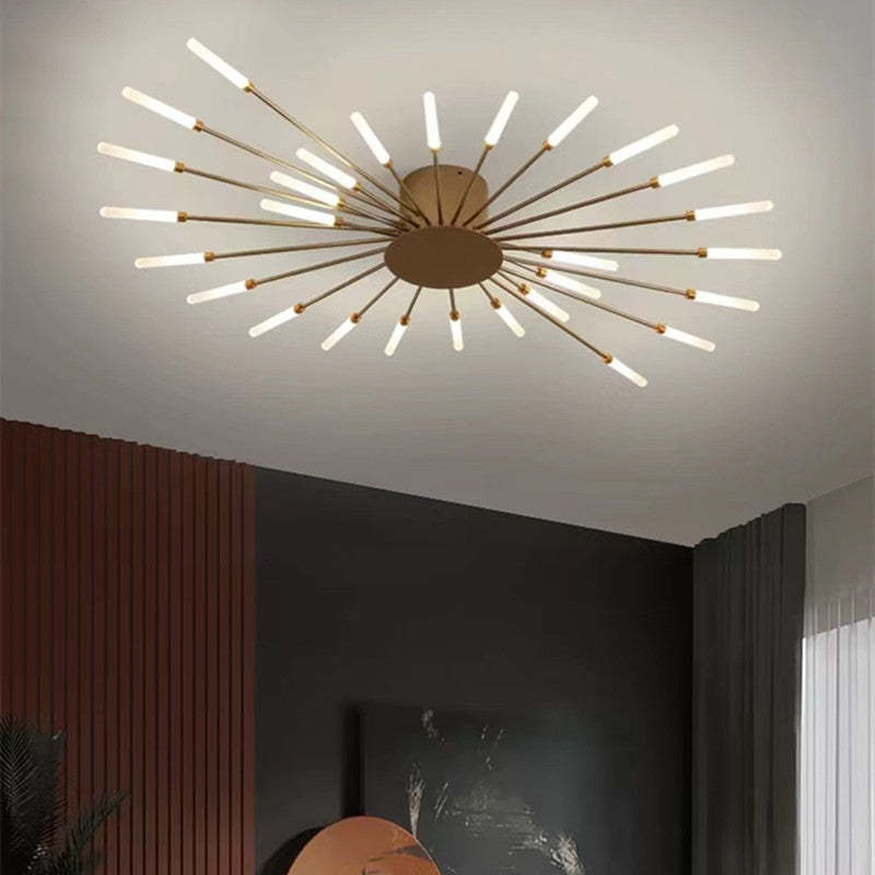 Lowry Grote LED Plafondlampen Wit Metaal Woonkamer Slaapkamer Hotel