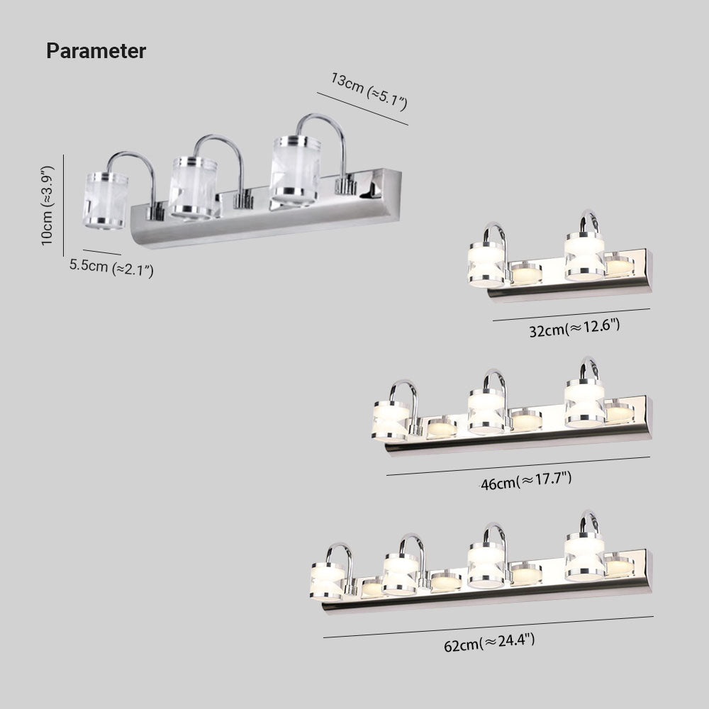 Leigh Moderne LED Wandlampen Metaal Acryl Badkamer Slaapkamer