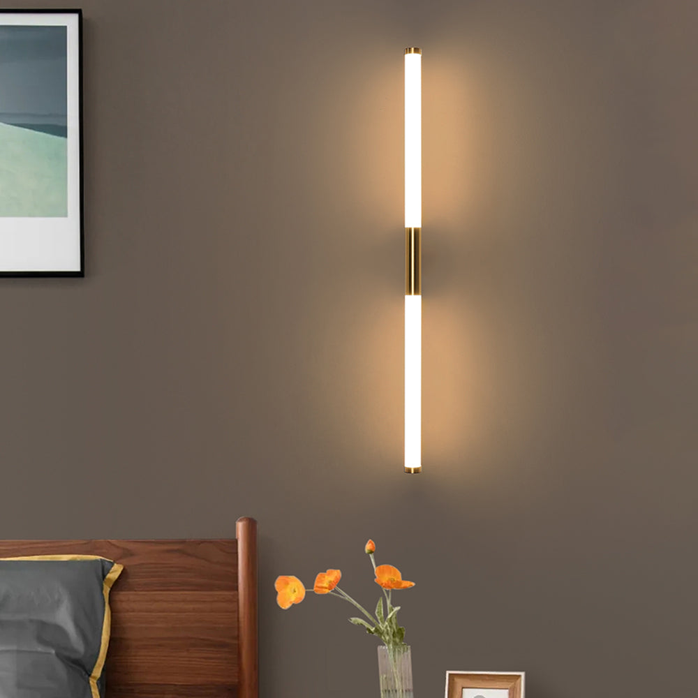 Leigh Moderne Eenvoudig Rechthoek LED Wit/Goud Metaal Slaapkamer/Badkamer