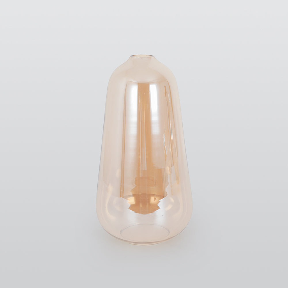 Hailie Moderne LED Hanglamp Amber Glas Metaal Woonkamer Slaapkamer