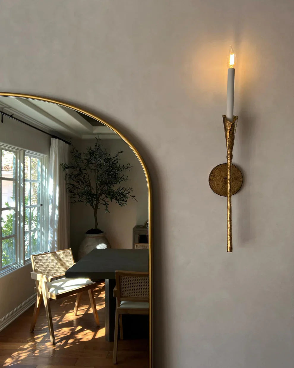 Valerio Vintage Antiek Metaal Stof Wandlamp Lampenkap Keuken Slaapkamer Woonkamer