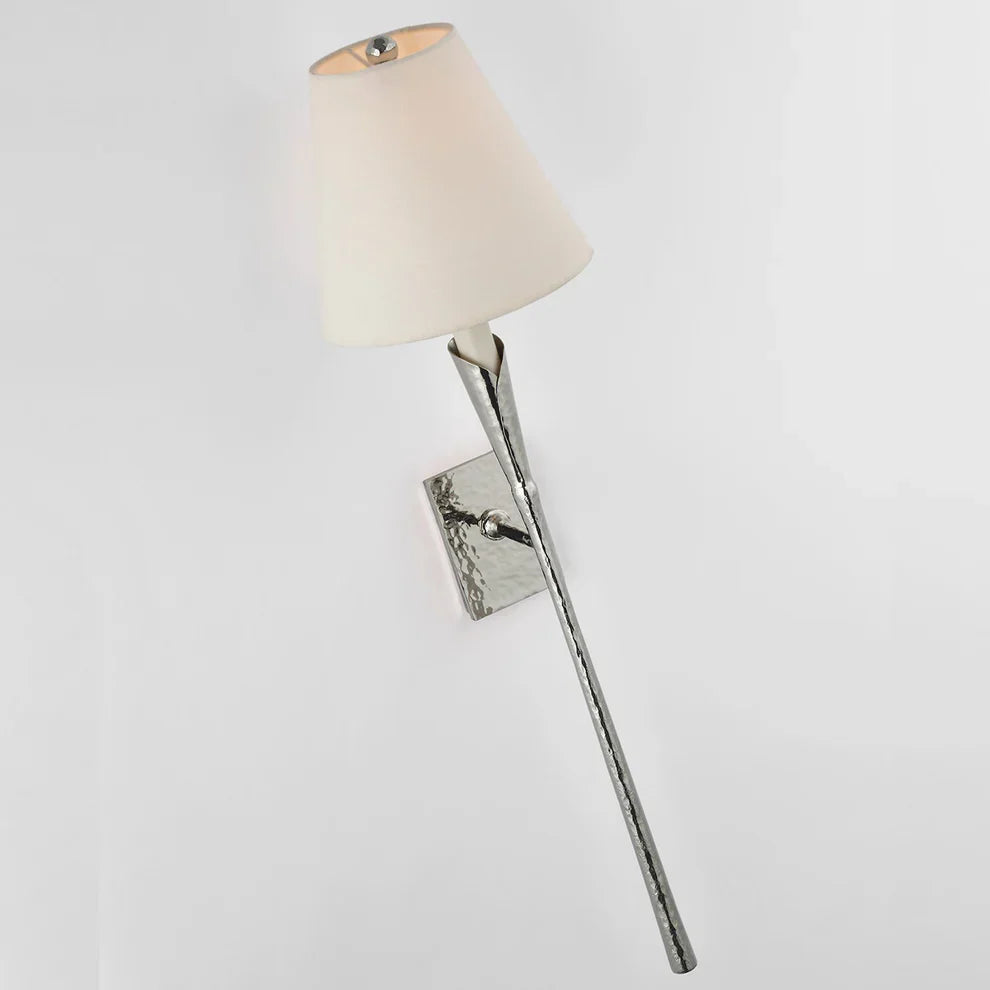Valerio Vintage Antiek Metaal Stof Wandlamp Lampenkap Keuken Slaapkamer Woonkamer