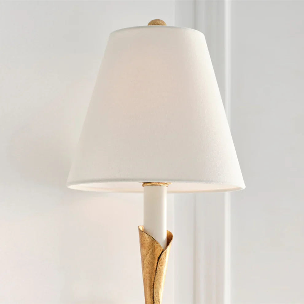 Valerio Vintage Antiek Metaal Stof Wandlamp Lampenkap Keuken Slaapkamer Woonkamer