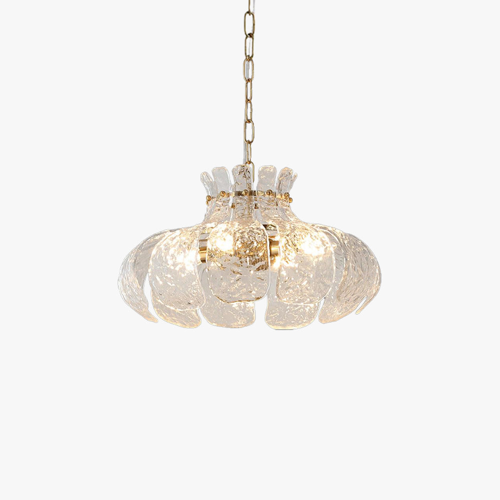 Carina Modern Peer Gevormd Kroonluchters IJs Smelten Glas Slaapkamer