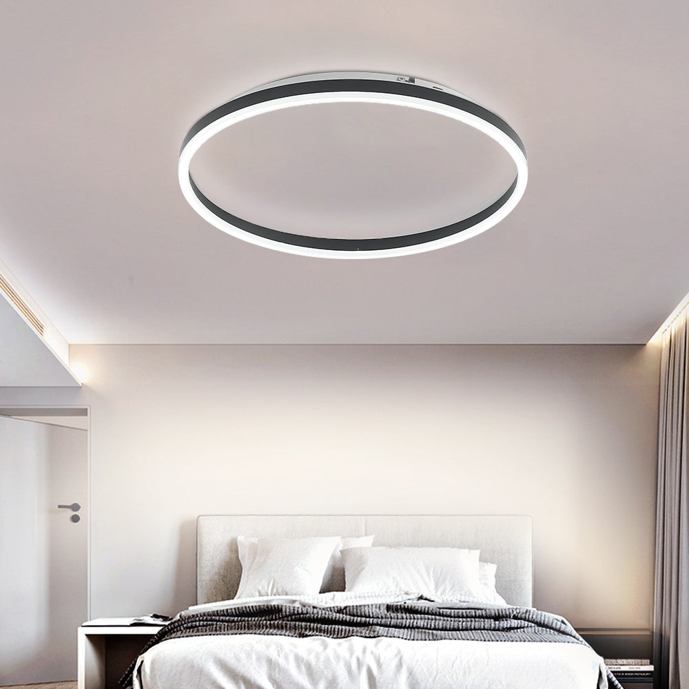 Alonza Morderne LED Plafondlamp Metaal Zwart/Wit/Goud Slaap/Eet/Woonkamer