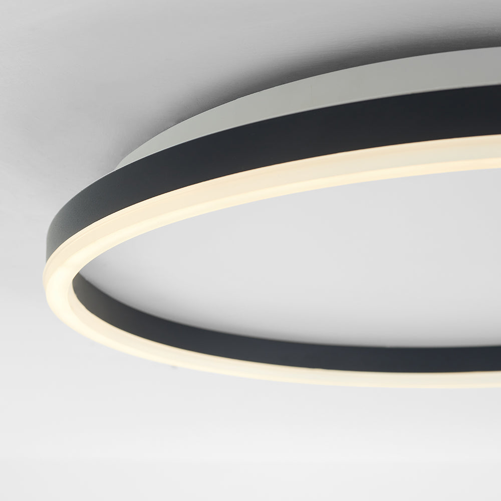 Alonza Morderne LED Plafondlamp Metaal Zwart/Wit/Goud Slaap/Eet/Woonkamer