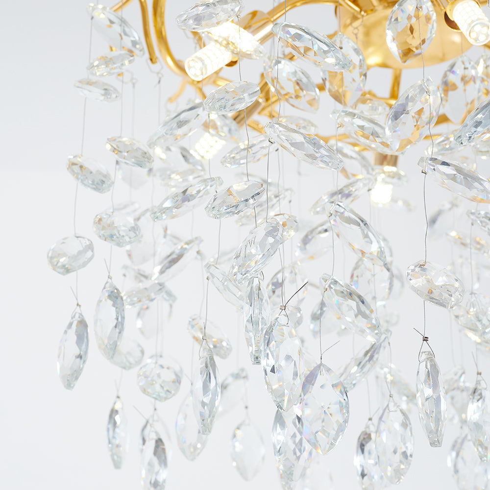 Marilyn Industrie Design LED Kroonluchters Gouden Metaal Woonkamer Eetkamer