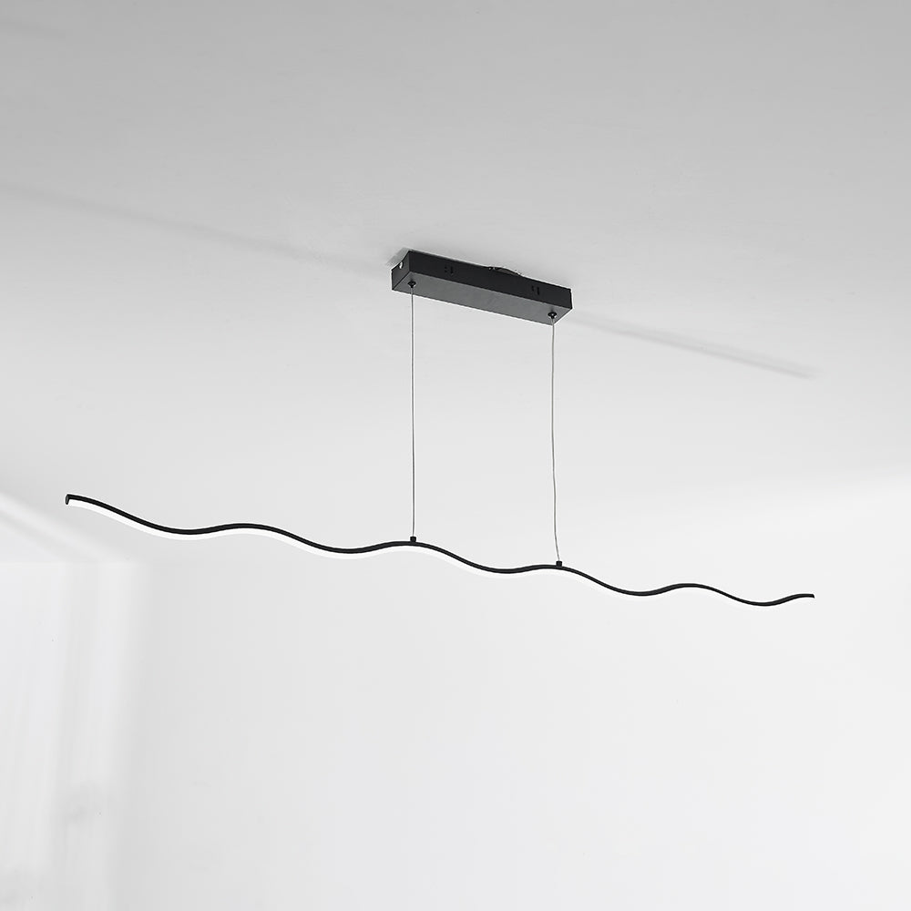 Louise Design Golflijn LED Hanglamp Zwart/WitMetaal Slaap/Eet/Woonkamer