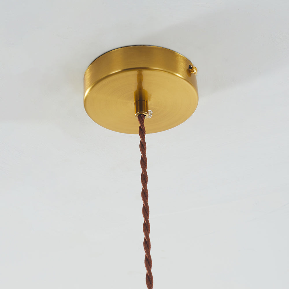 Hailie Moderne Cilinder/Geometrisch LED Plafondlamp Metaal/Glas Donkergroen Slaap/Woon/Eetkamer