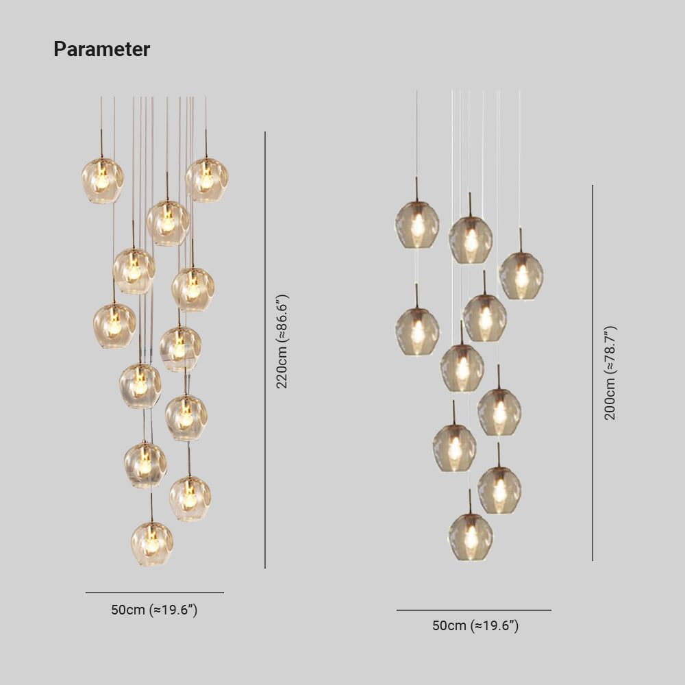 Hailie Moderne Design LED Kroonluchter Metaal Glas Goud Woonkamer