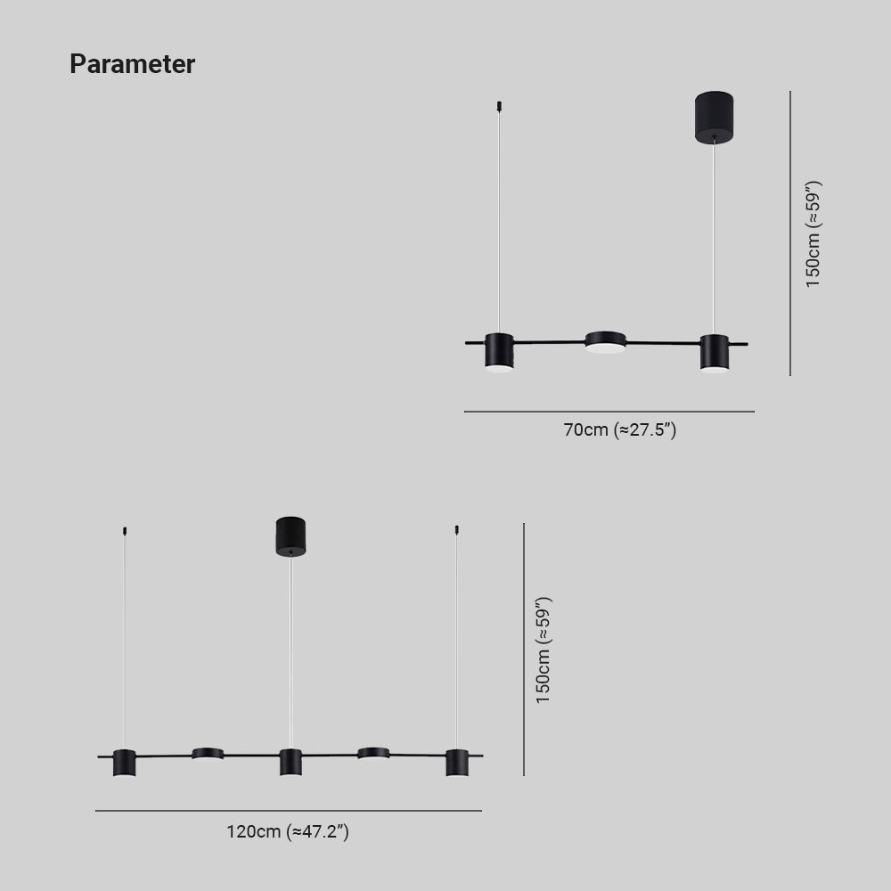 Leigh Moderne LED Hanglampen Metaal Zwart/Goud Woonkamer Keuken
