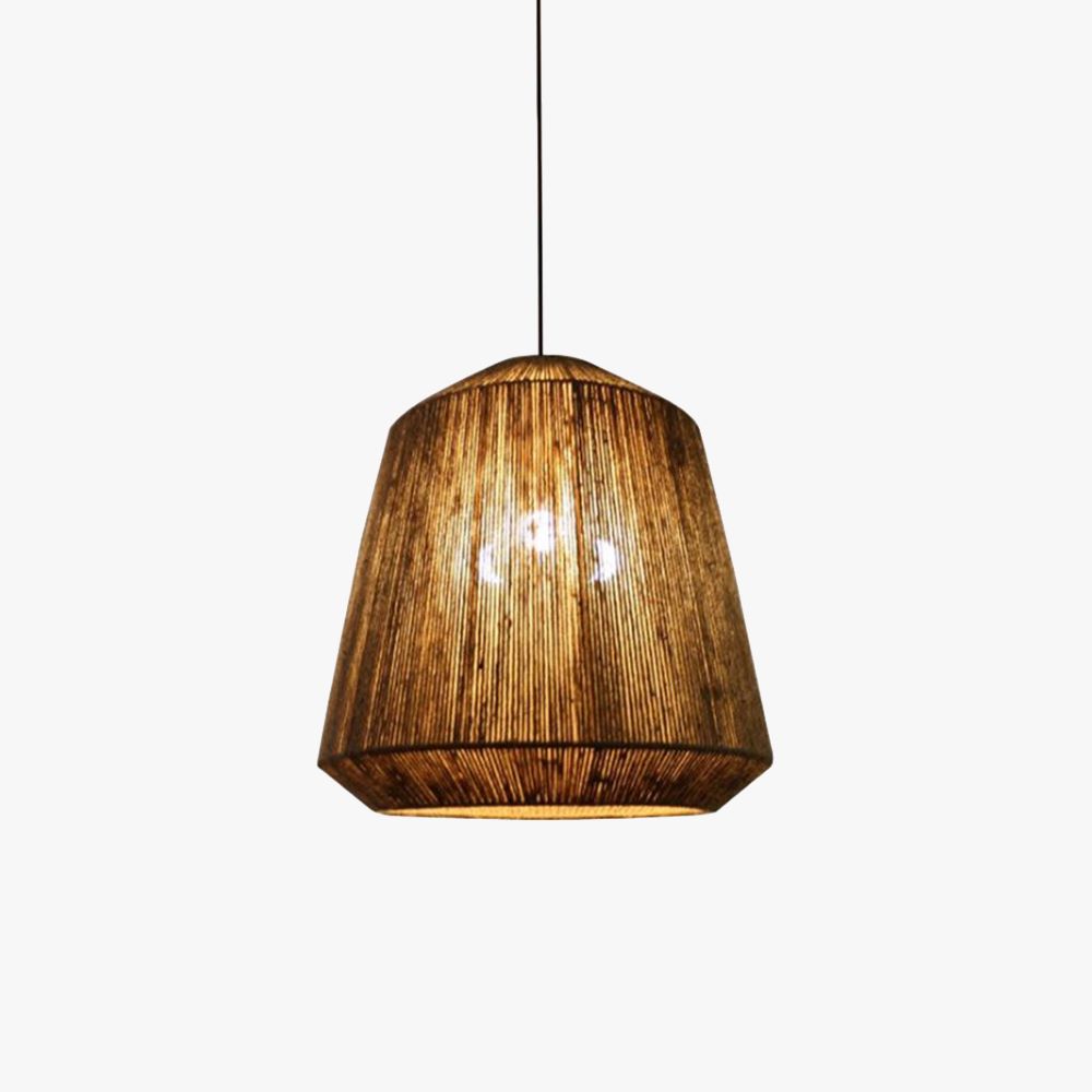 Valerio Retro Design Loom LED Hanglamp Bruin Slaapkamer Woonkamer