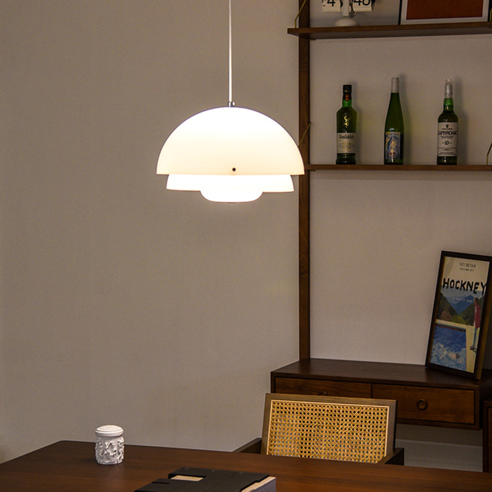 Hailie Flowerpot Buddy LED Hanglamp Wit Metaal Eettafe Keukenl