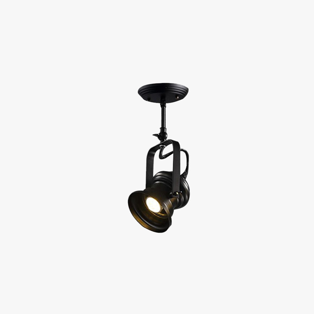 Arthurian Industriele LED Plafondlamp Zwart Woon/Slaapkamer Metaal