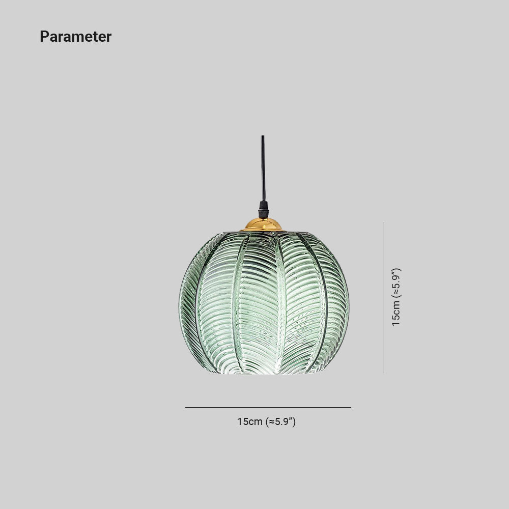 Hailie Design LED Hanglamp Groen Metaal/Glas Slaapkamer/Eetkamer