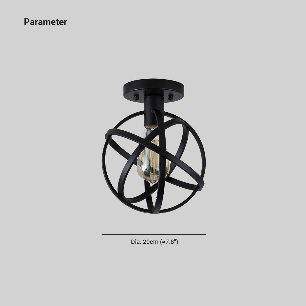 Herbert Retro Design LED Hanglamp Zwart Glas Metaal Woonkamer Keuken