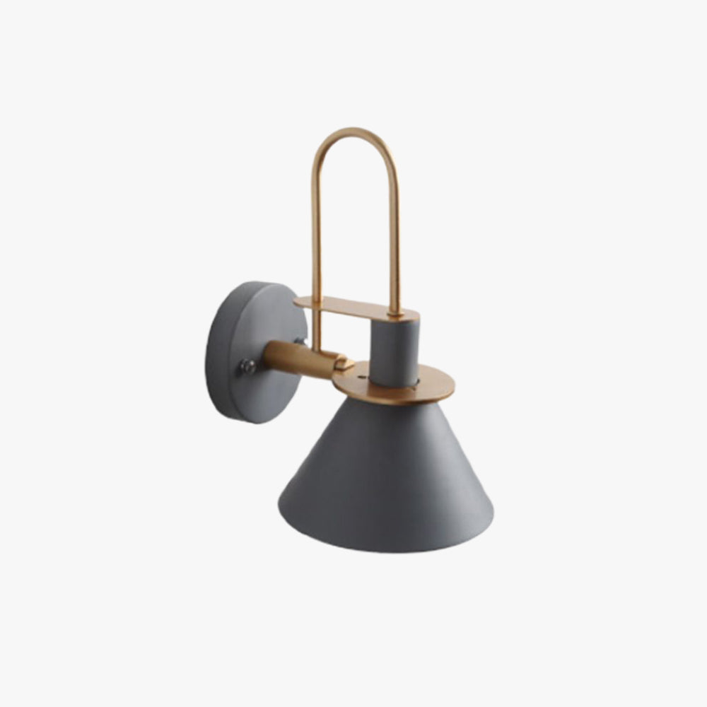 Morandi Design Coniform LED Wandlampen Metaal Zwart/Wit/Geel Slaap/Woon/Eetkamer