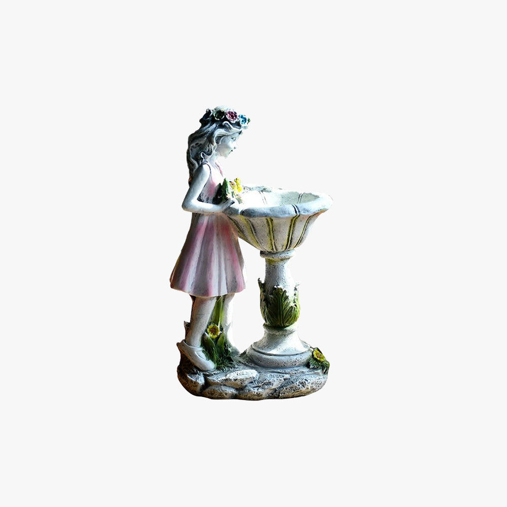 Minori Design LED Vloerlamp Roze Resin Slaapkamer/Woonkamer/Kinderkamer