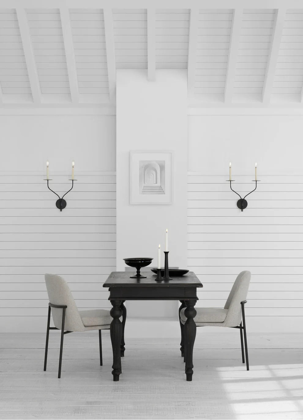 Valerio Vintage Kaars Metaal Wandlamp Armatuur Hal Slaapkamer Badkamer