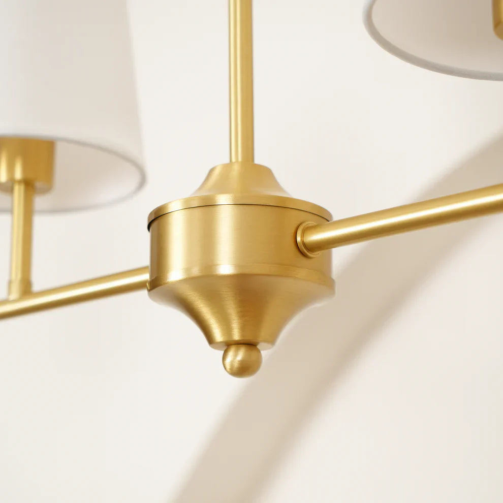 Valerio Vintage Klassiek Metaal Stof Hanglampen Lampenkap Woonkamer Eetkamer