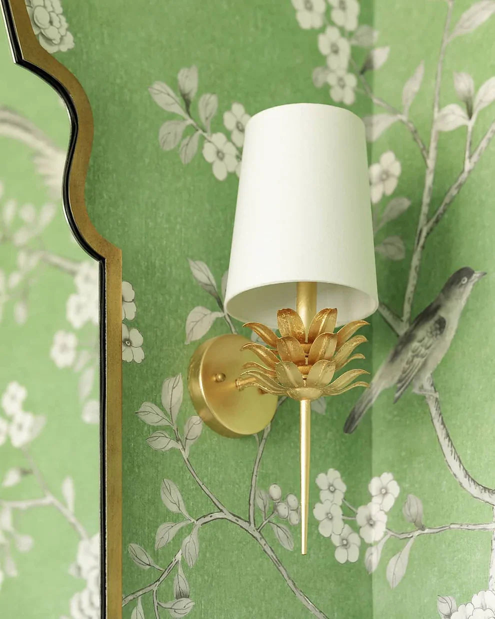 Valerio Vintage Antiek Metaal Stof Wandlamp Lampenkap Badkamer Slaapkamer