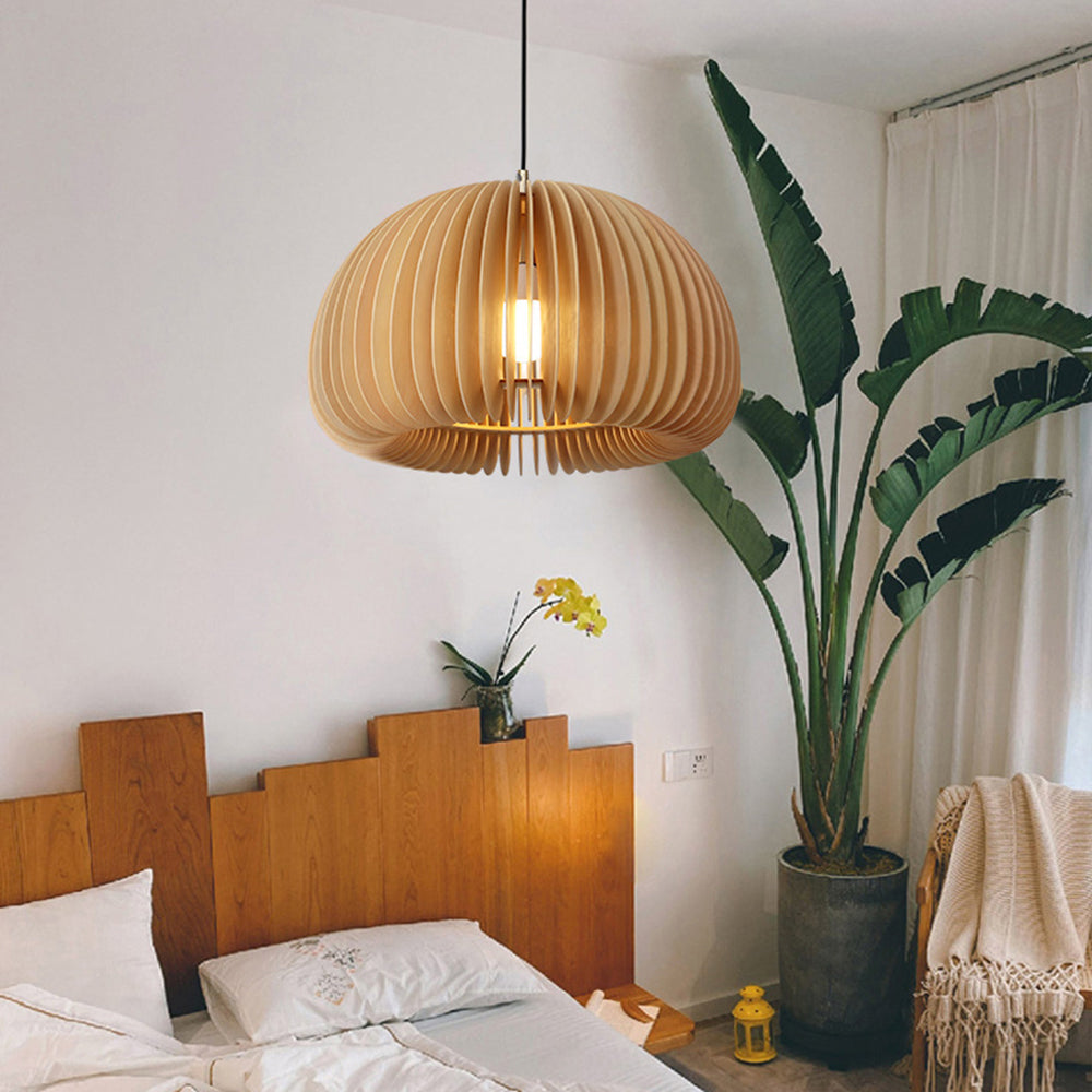 Ozawa Moderne Design Ronde LED Hanglamp Hout Woonkamer Keuken