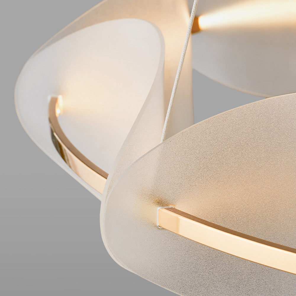 Carina Moderne Ringvormige Metalen Hanglamp Slaapkamer/Eetkamer
