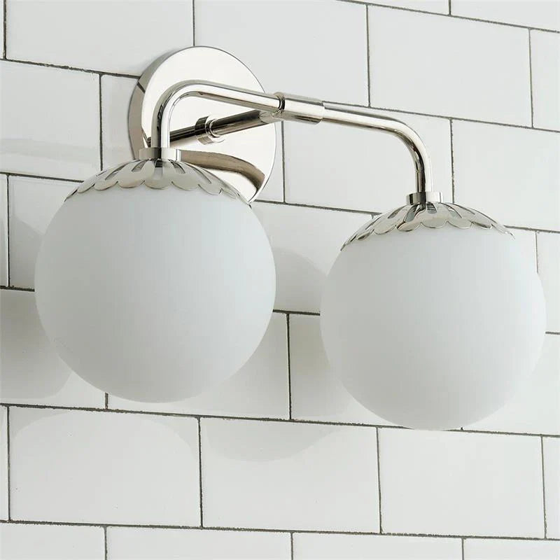 Alessio Minimalisme Metaal Glas Messing Zwart Nikkel Wandlamp Eetkamer Slaapkamer