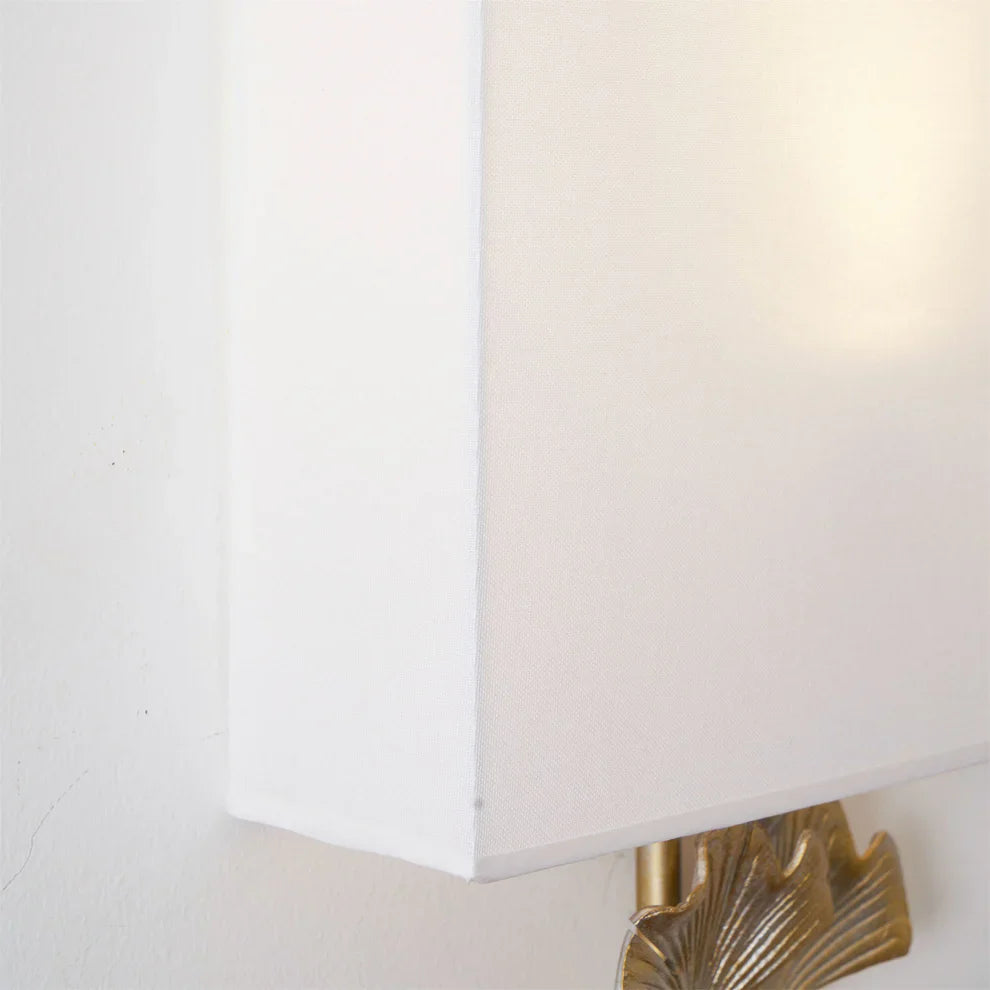 Valerio Vintage Klassiek Ginkgo Messing Wandlamp Slaapkamer Woonkamer
