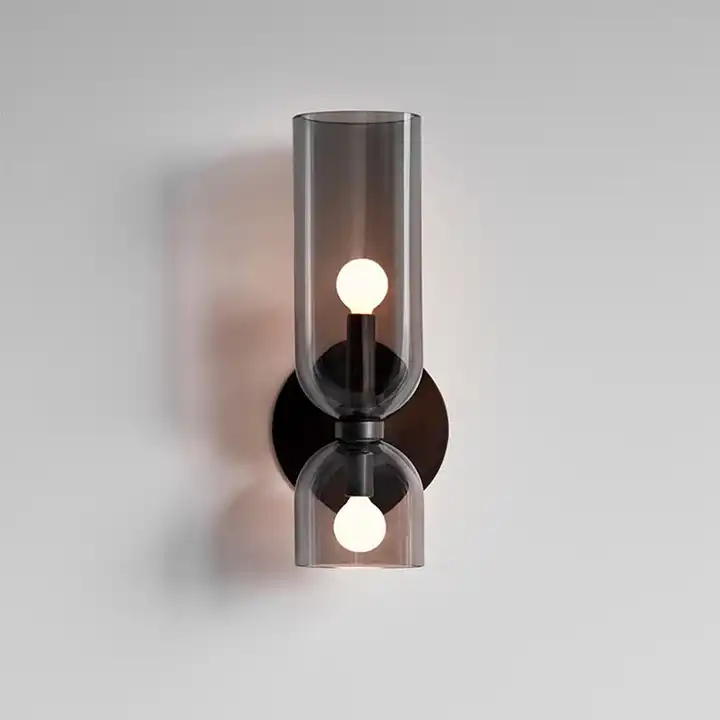 Hailie Moderne Slaapkamer Glas Wandlamp Sconce Blauw/Grijs/Wit