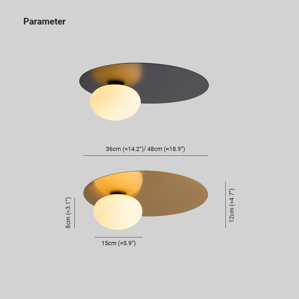 Carina Minimalistisch LED Plafondlamp Metaal Woonkamer