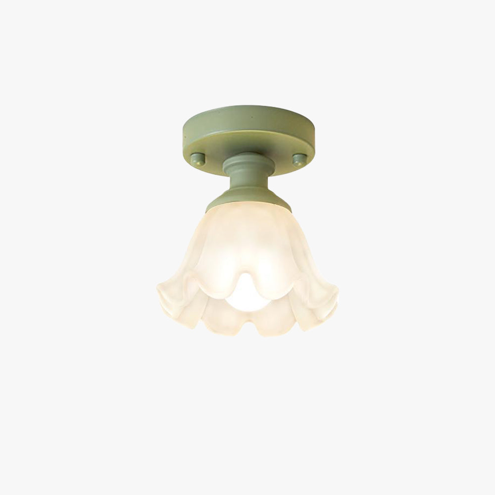 Carina Comfort Eenvoud Schattig LED Plafondlamp Metaal Glas Slaapkamer