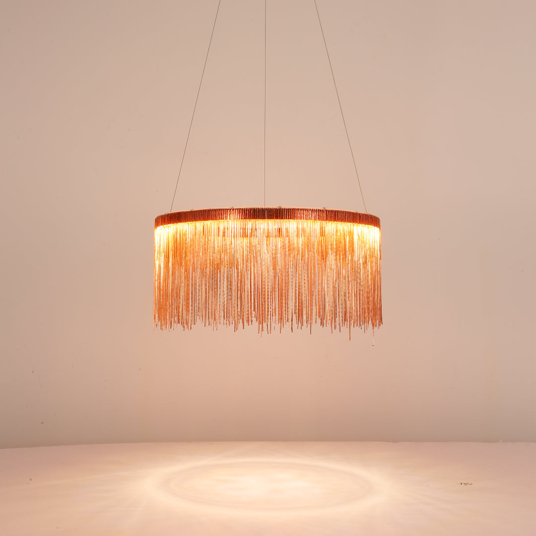Marilyn Design Grote LED Hanglamp Zwart Wit Gouden Metaal Woonkamer