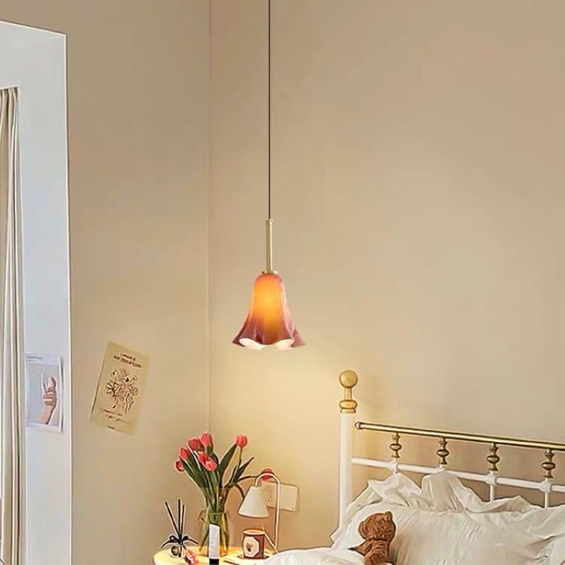 Lily Vintage Eenvoudig Hanglampen Metaal Glas Slaapkamer Woonkamer