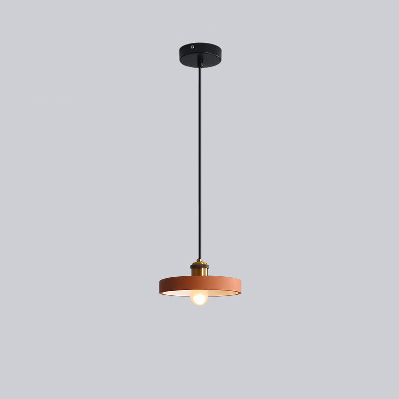 Morandi Design Vormen LED Hanglampen Wit/Oranje/Zwart Metaal/Hars Eetkamer