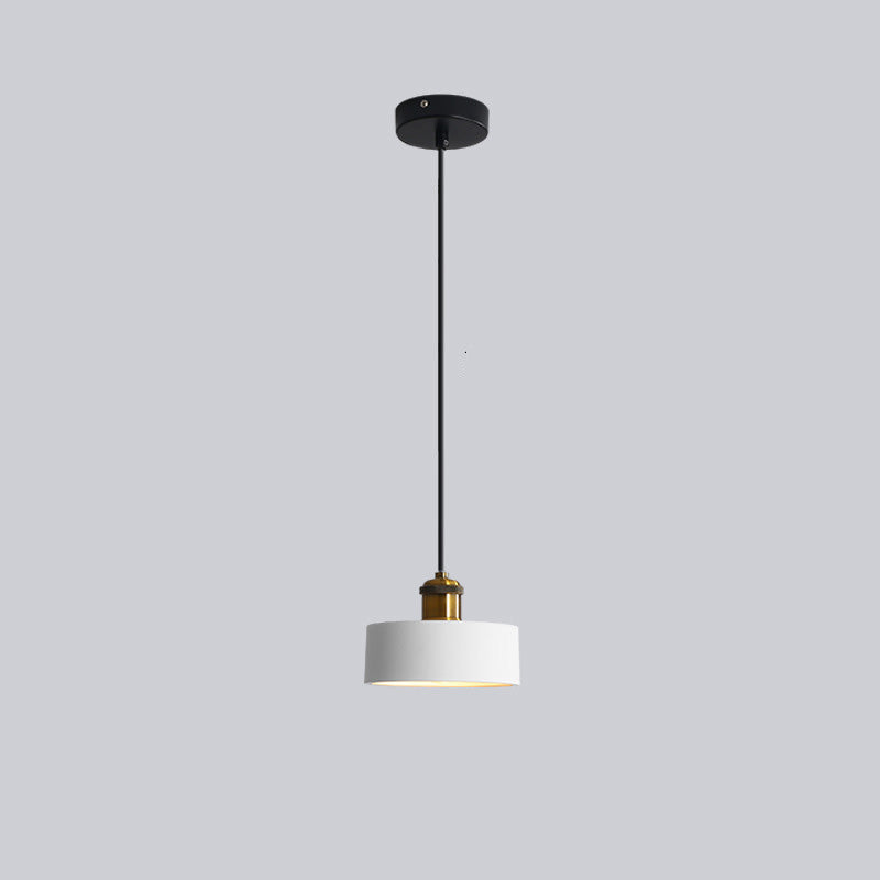 Morandi Design Vormen LED Hanglampen Wit/Oranje/Zwart Metaal/Hars Eetkamer