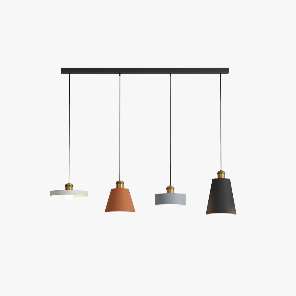 Hailie Modern Design LED Hanglampen Zwart Wit Metaal Woonkamer