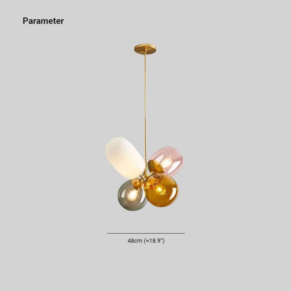 Morandi Glazen Bollen LED Hanglampen Metaal Glas Eetkamer Woonkamer