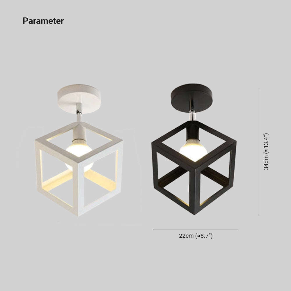 Herbert Design LED Zwart Wit Metaal Eetkamer Slaapkamer Woonkamer