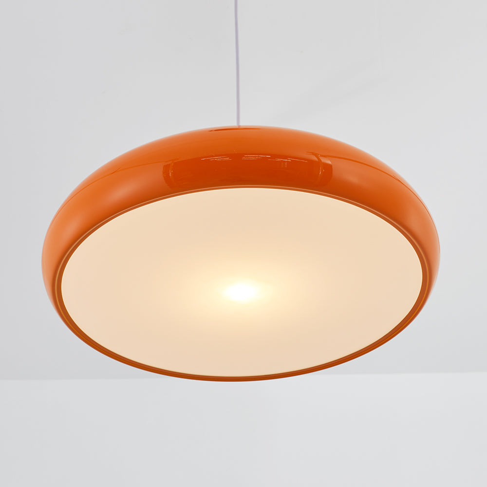 Leilani Moderne Ronde Hanglampen Wit Metaal Slaapkamer Woonkamer