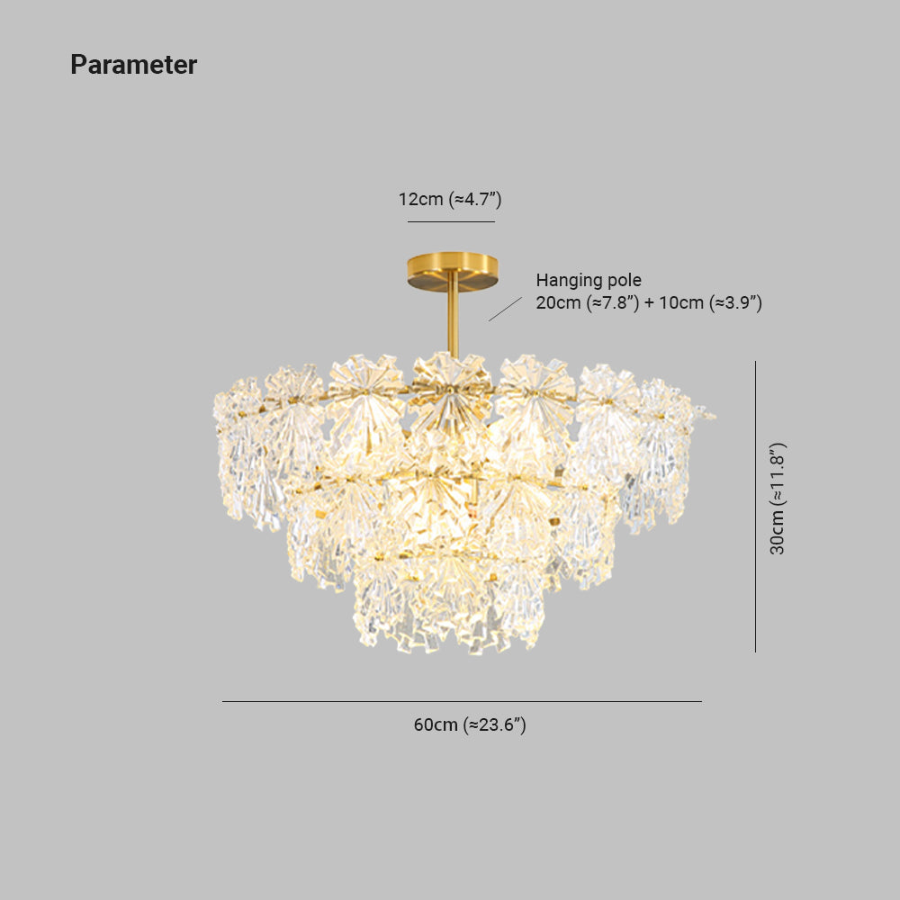 Marilyn Moderne Design LED Elegante Hanglamp Gouden Metaal/Glas Woon/Slaap/Eetkamer