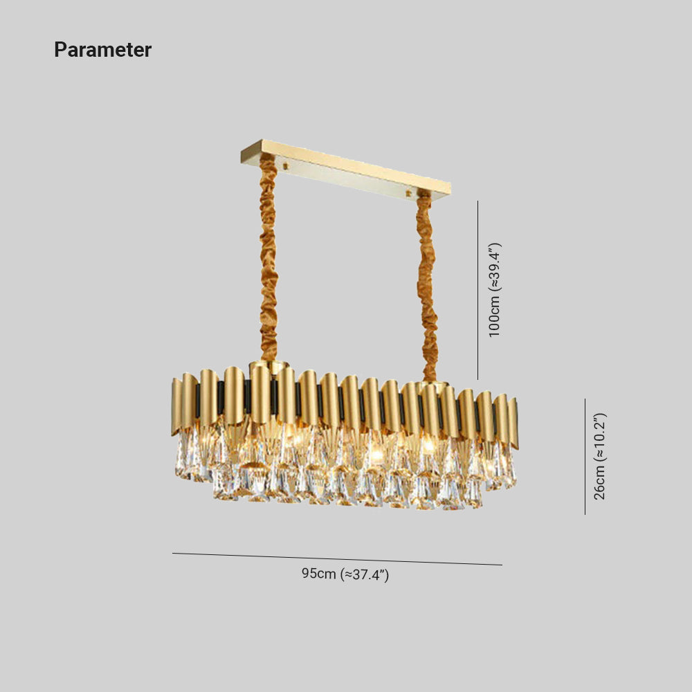 Marilyn Design Ronde LED Hanglamp Metaal/Acryl Goud Slaapkamer/Woonkamer/Eetkamer