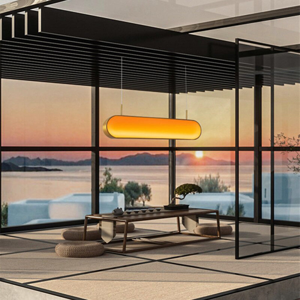 Morandi Moderne Elliptische LED Hanglamp Metaal/Acryl Zwart/Goud/Silver Eetkamer