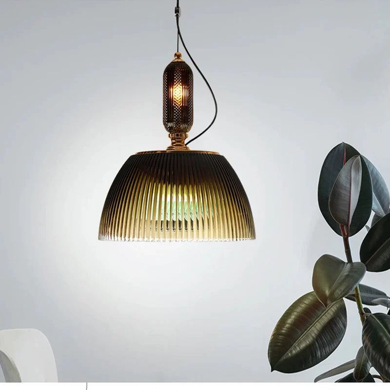 Valerio Retro Metaal/Glas Hanglampen Woonkamer/Studie/Slaapkamer