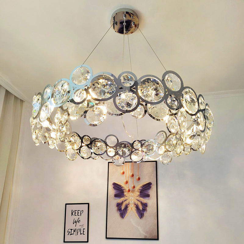 Marilyn Modern LED Ronde Kroonluchters Kristal Metaal Woonkamer