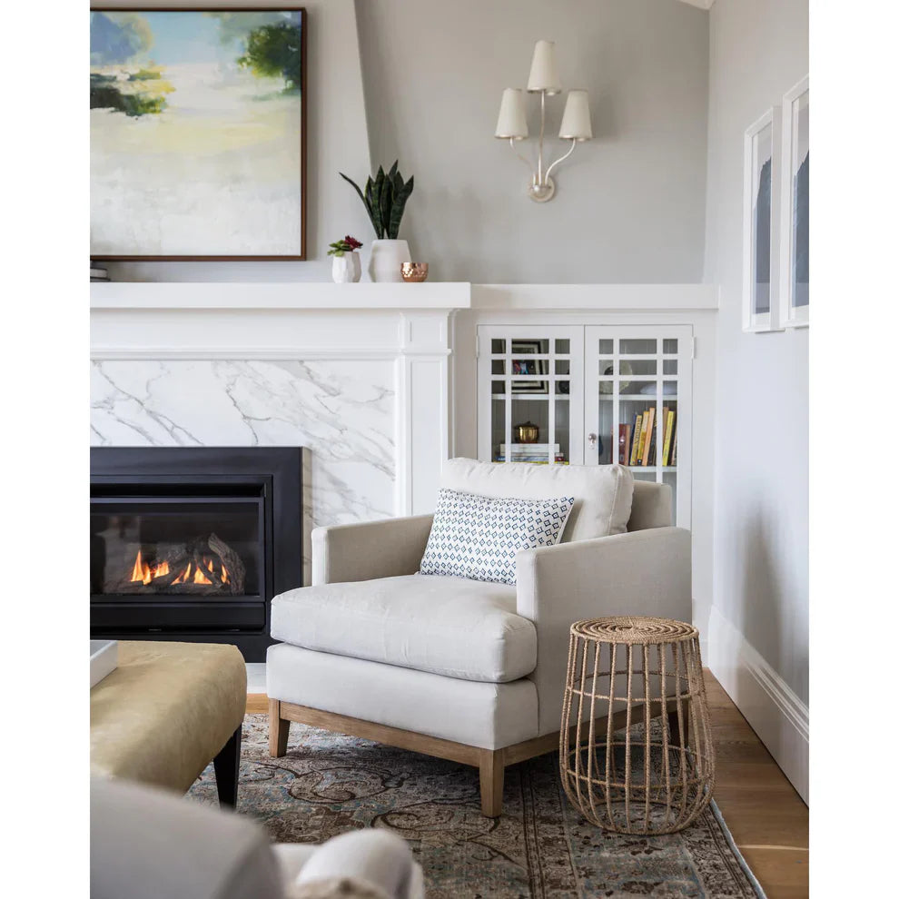 Alessio Vintage Klassiek Messing Stof Wandlamp Slaapkamer Hal Woonkamer